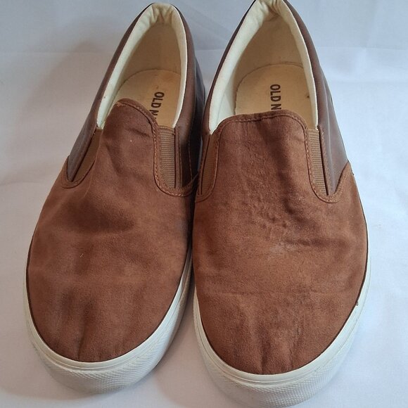 Old Navy Men's Tan Loafers Size 11 - Picture 1 of 8